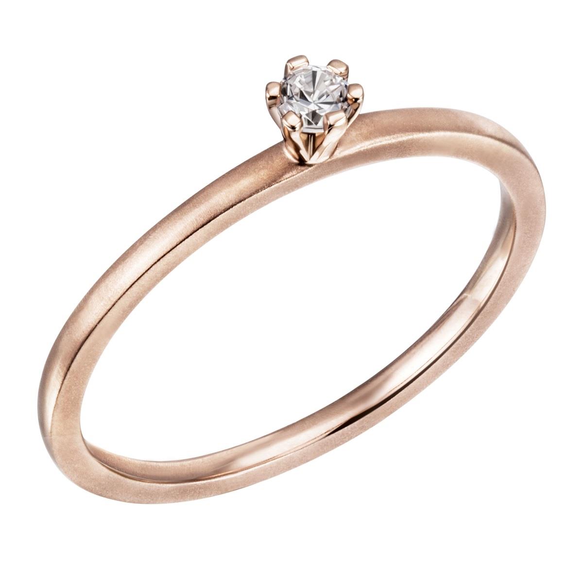 Antragsring mit Brillant I 585 I 0.05ct