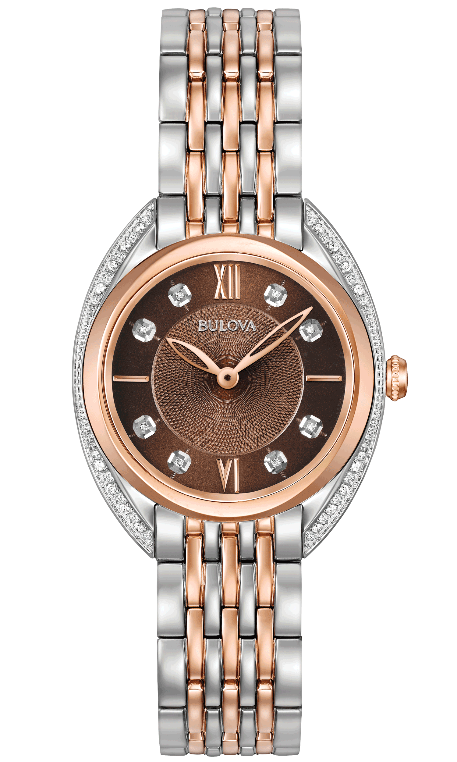 Bulova I Damenuhr mit Diamanten I 98R230