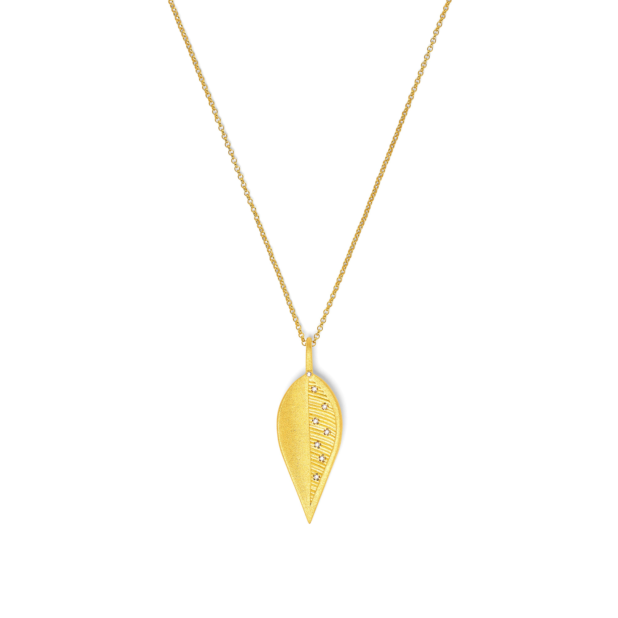 Kette mit Anhänger I "Volpa" I 925 I goldplattiert