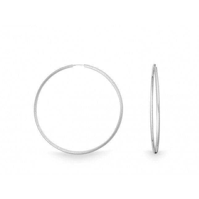 Creolen I 925 I Röhrchencreolen I 55mm