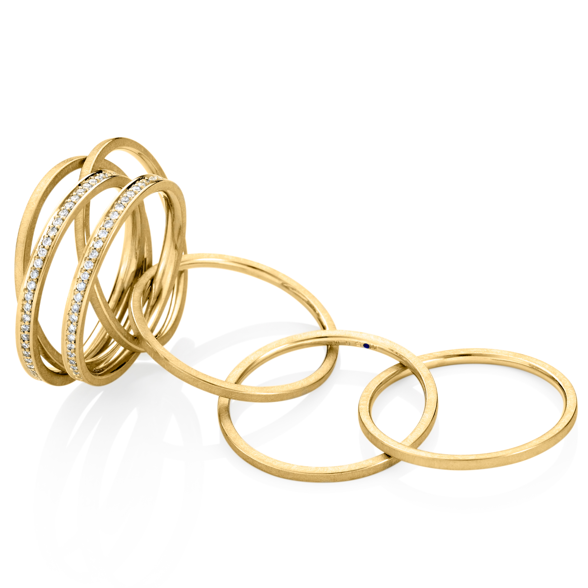 Brillantring I Saturn-Kettenring I 750 Gold