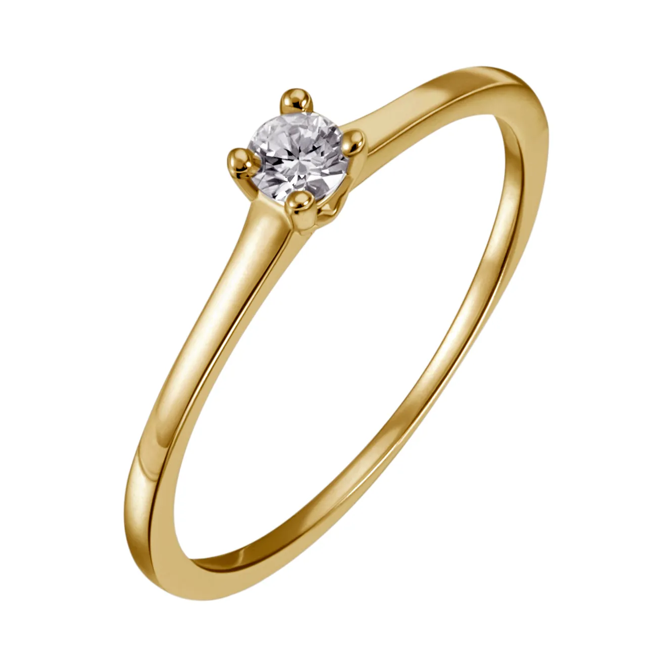 Antragsring mit Brillant I 585 I 0.05ct