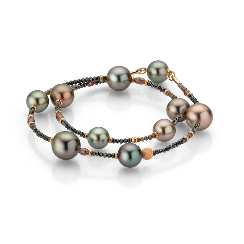 Armband mit Tahitiperlen I 750 I Diamant