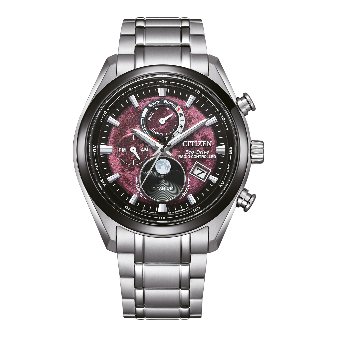 Citizen Eco-Drive Funk-Chronograph AT8238-84M mit Super Titanium™ und Saphirglas