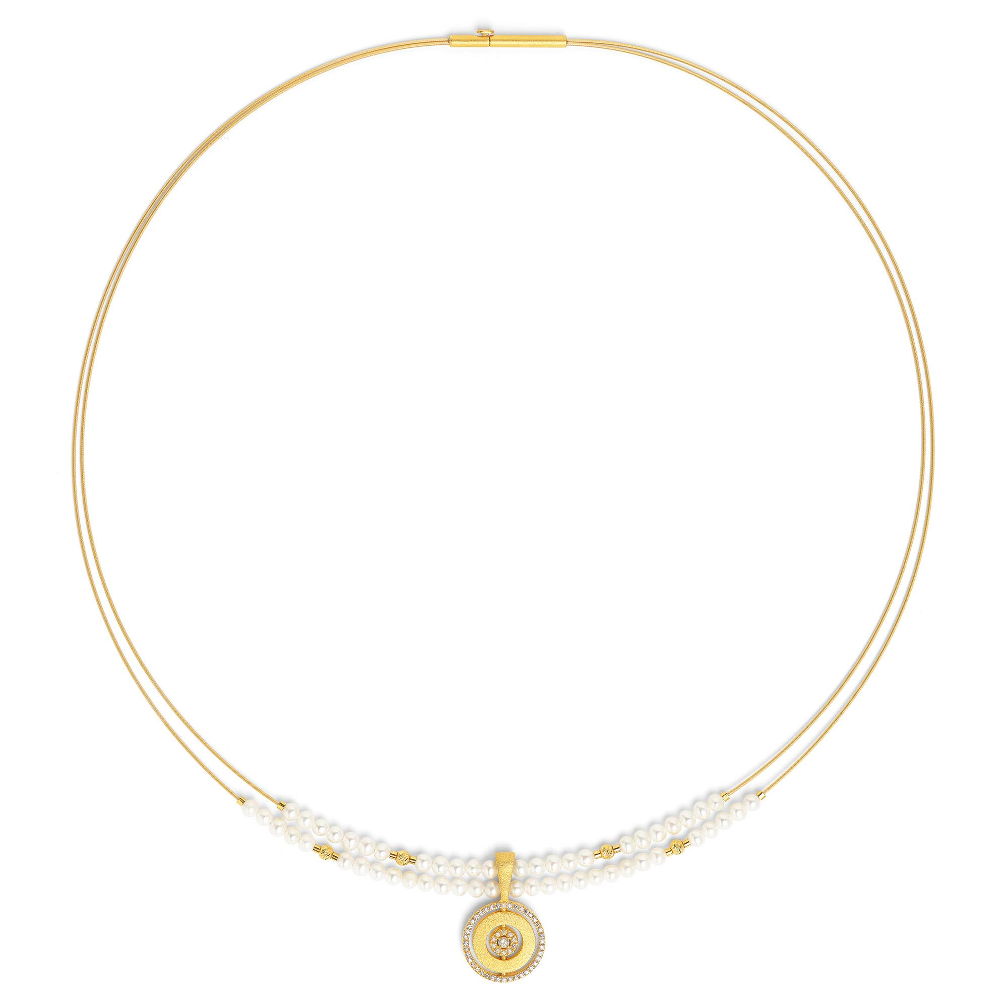 Collier mit Süßwasserperle 925 Silber