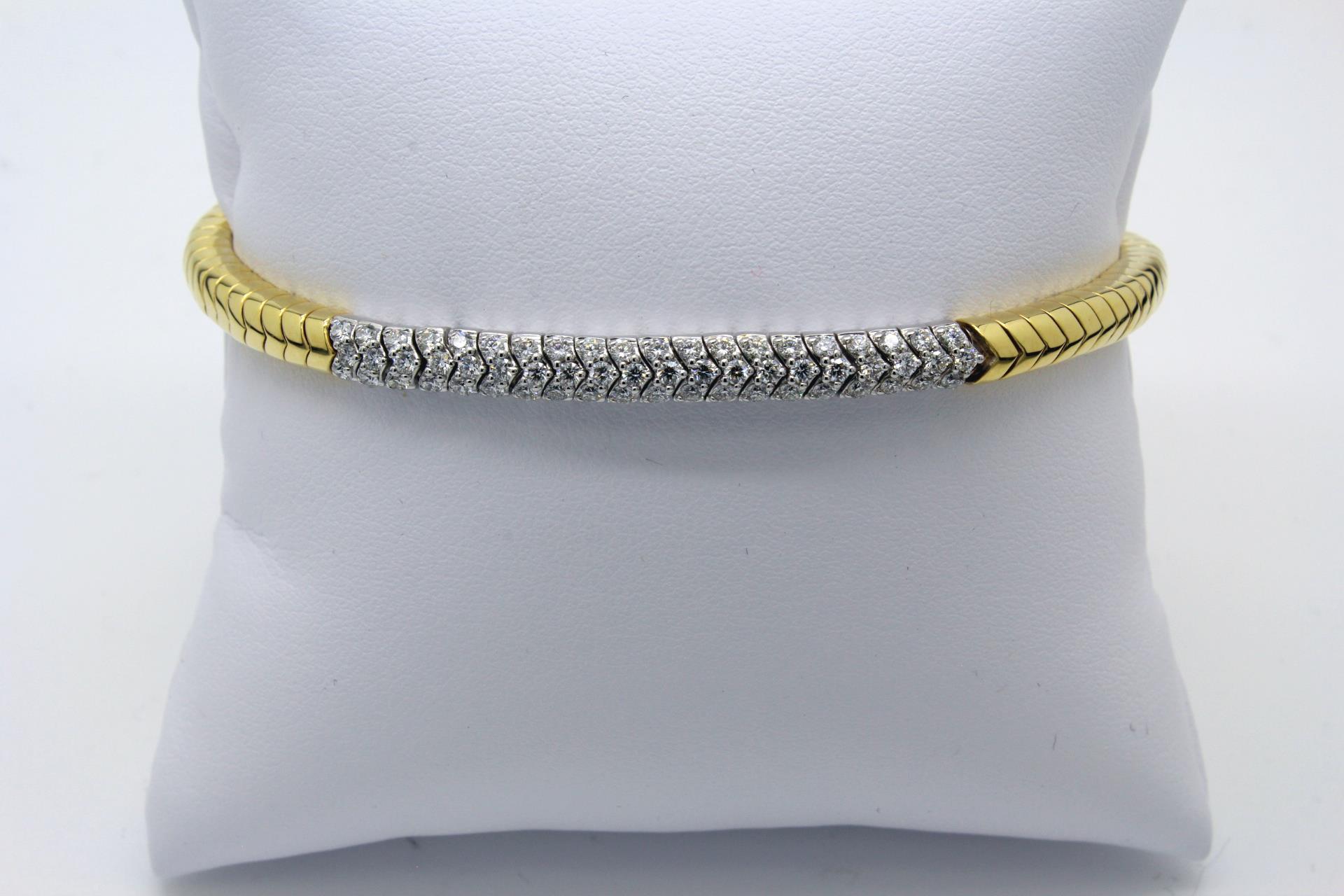 "Magic Stretch" Armband 750 Gold