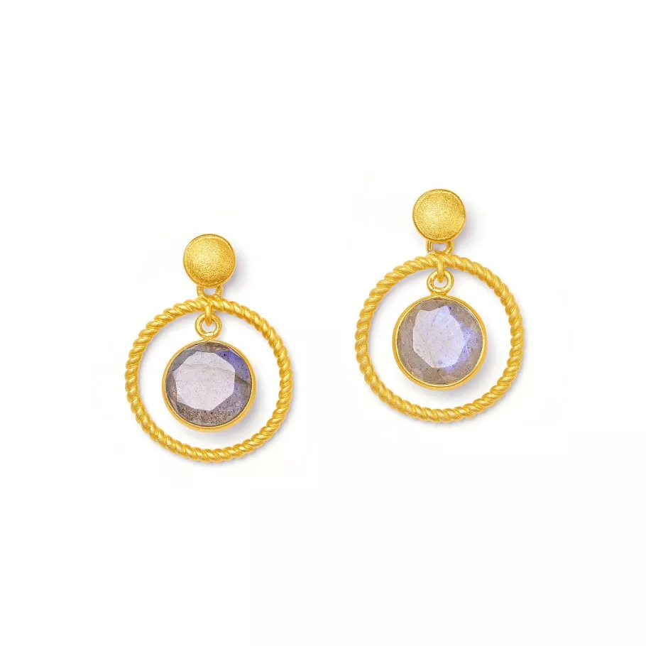 Ohrschmuck I Venalis I 925 I Labradorit