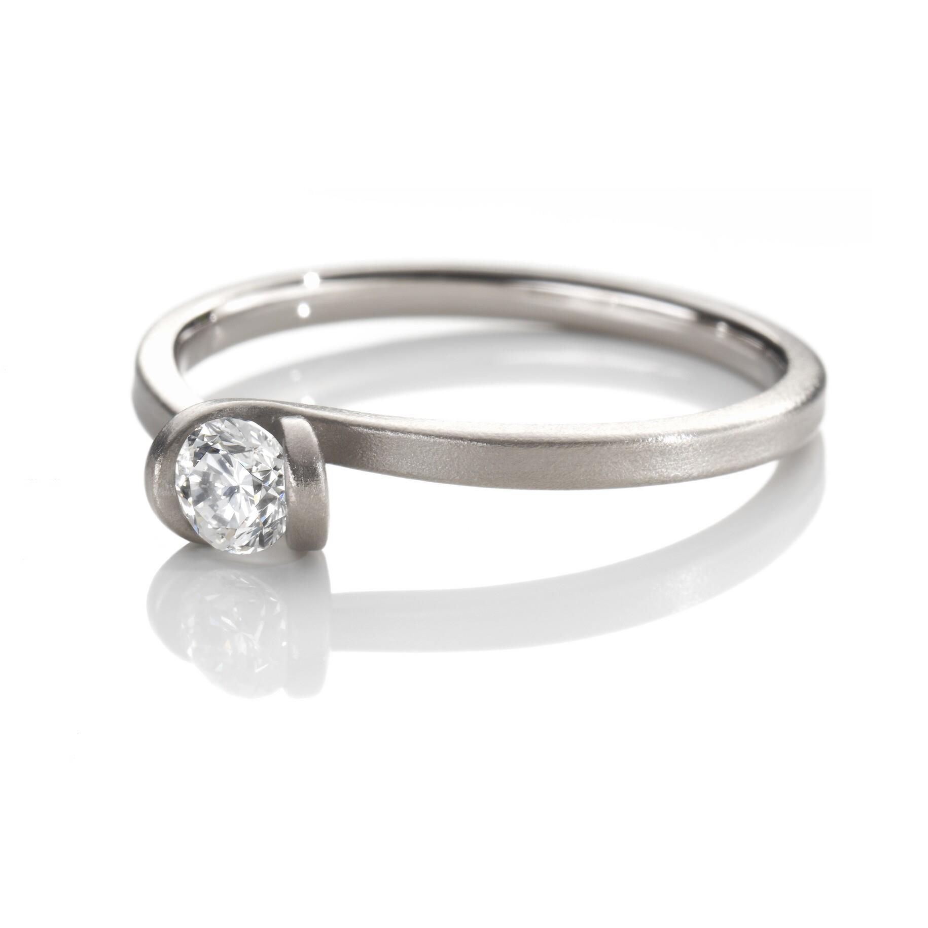 Solitärring I Antagsring I 950 I 0.20ct.