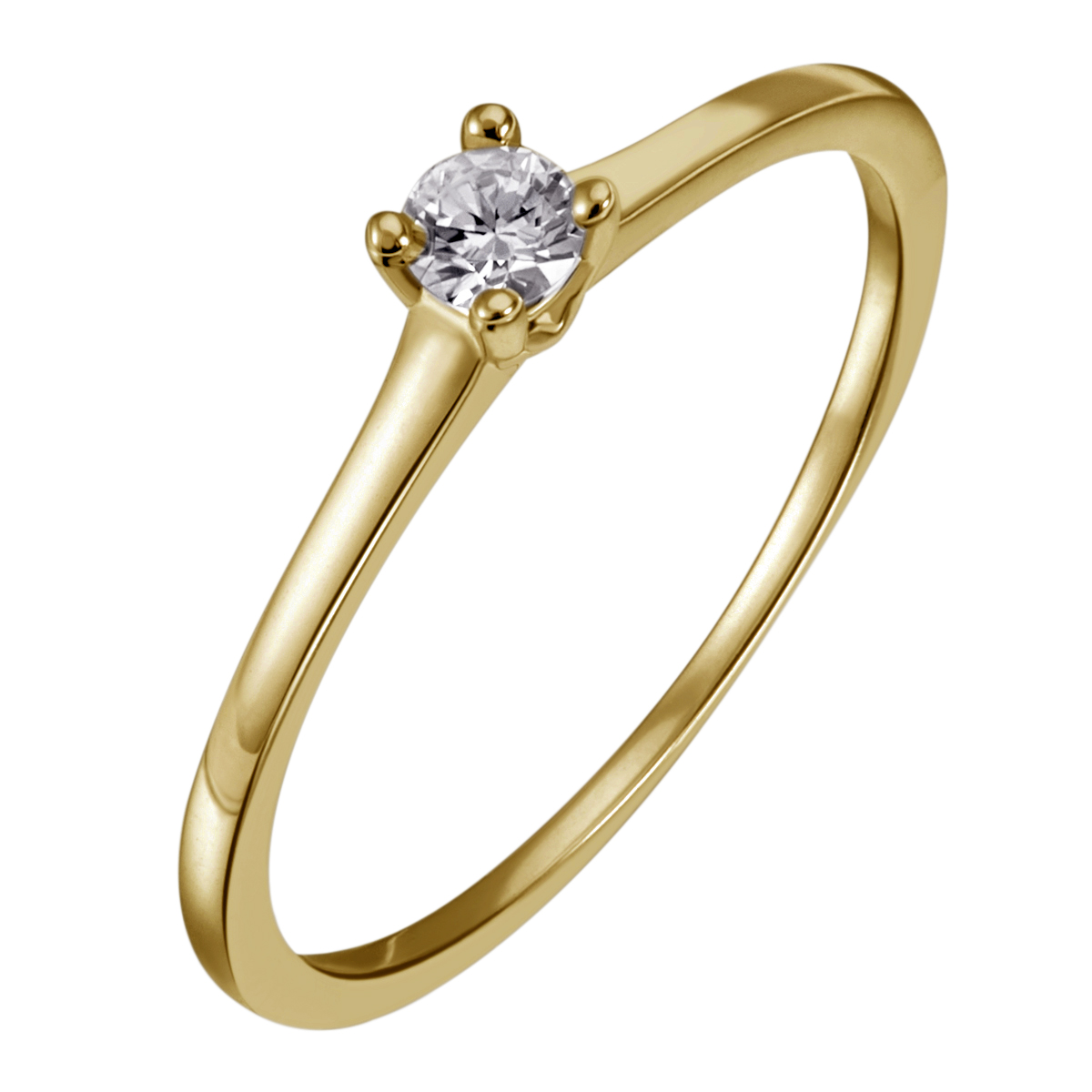 Antragsring mit Brillant I 585 I 0.15ct