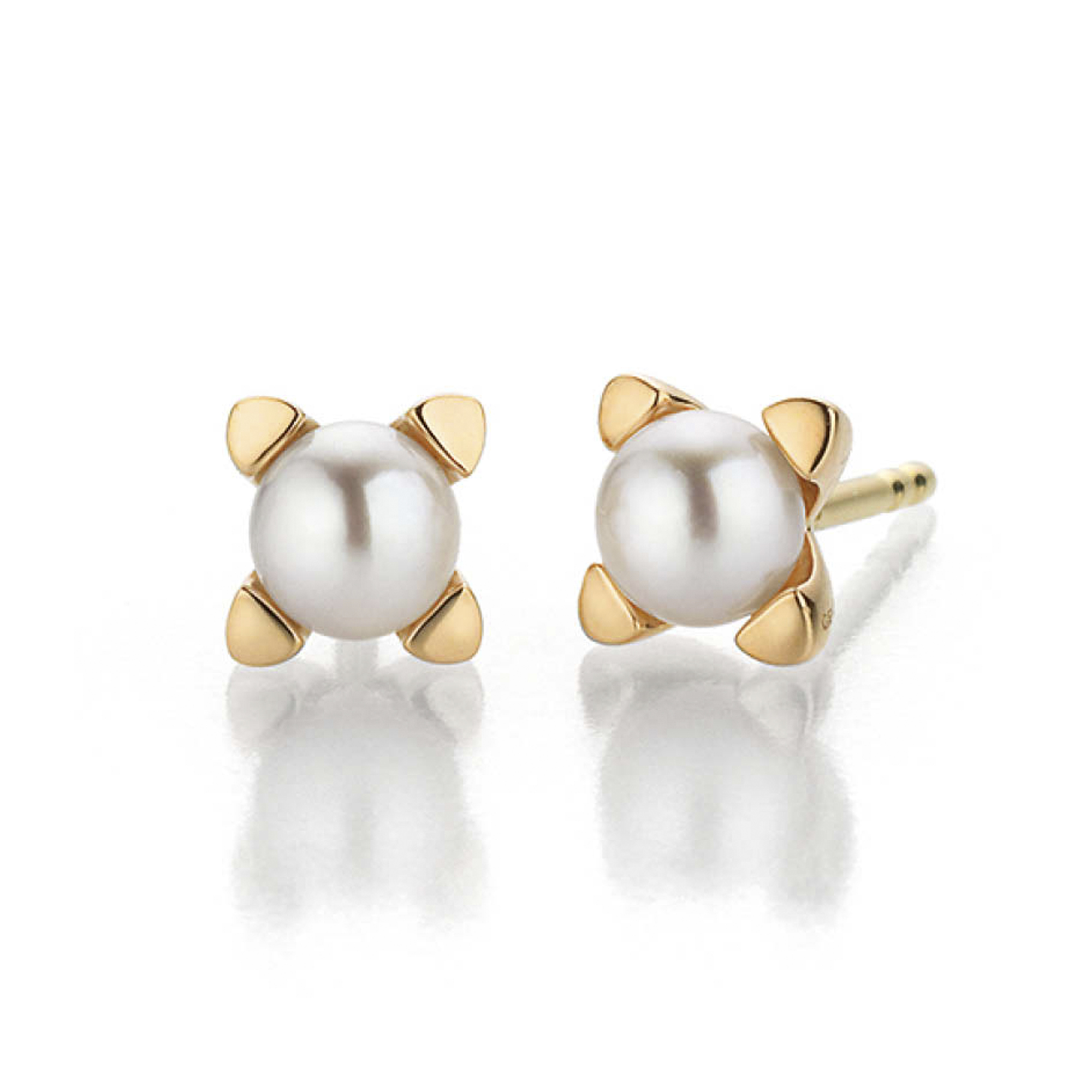 Ohrstecker mit Perle I 750 Gold I Gellner