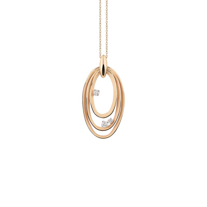 Brillantanhänger mit Kette I 750 Gold I 0.22ct