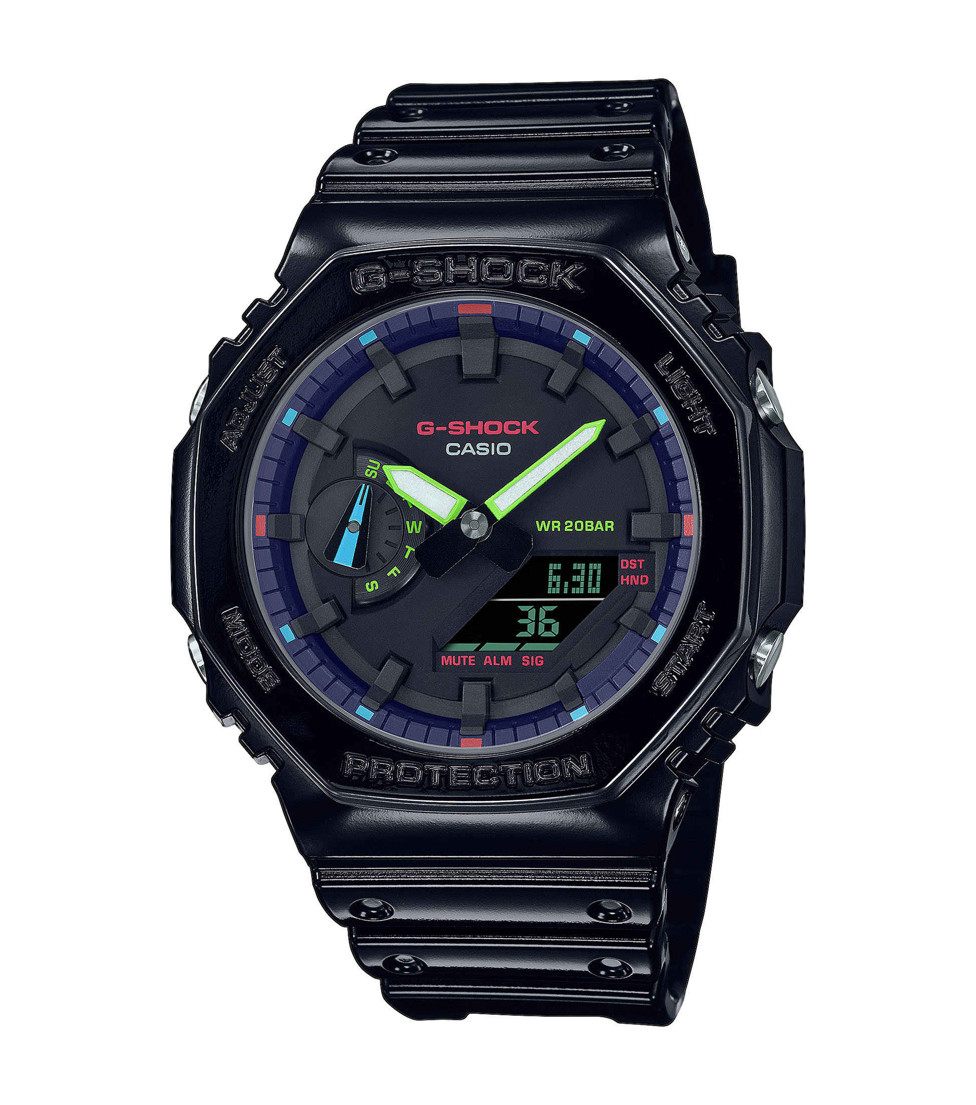 G-Shock I GA-2100RGB-1AER I Rainbow