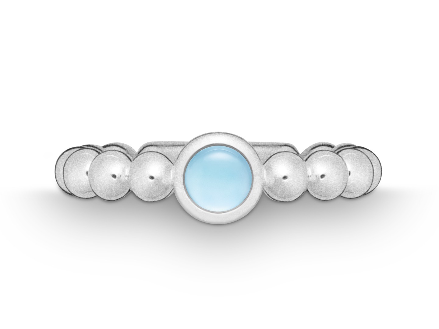 Ring mit Blautopas I 925