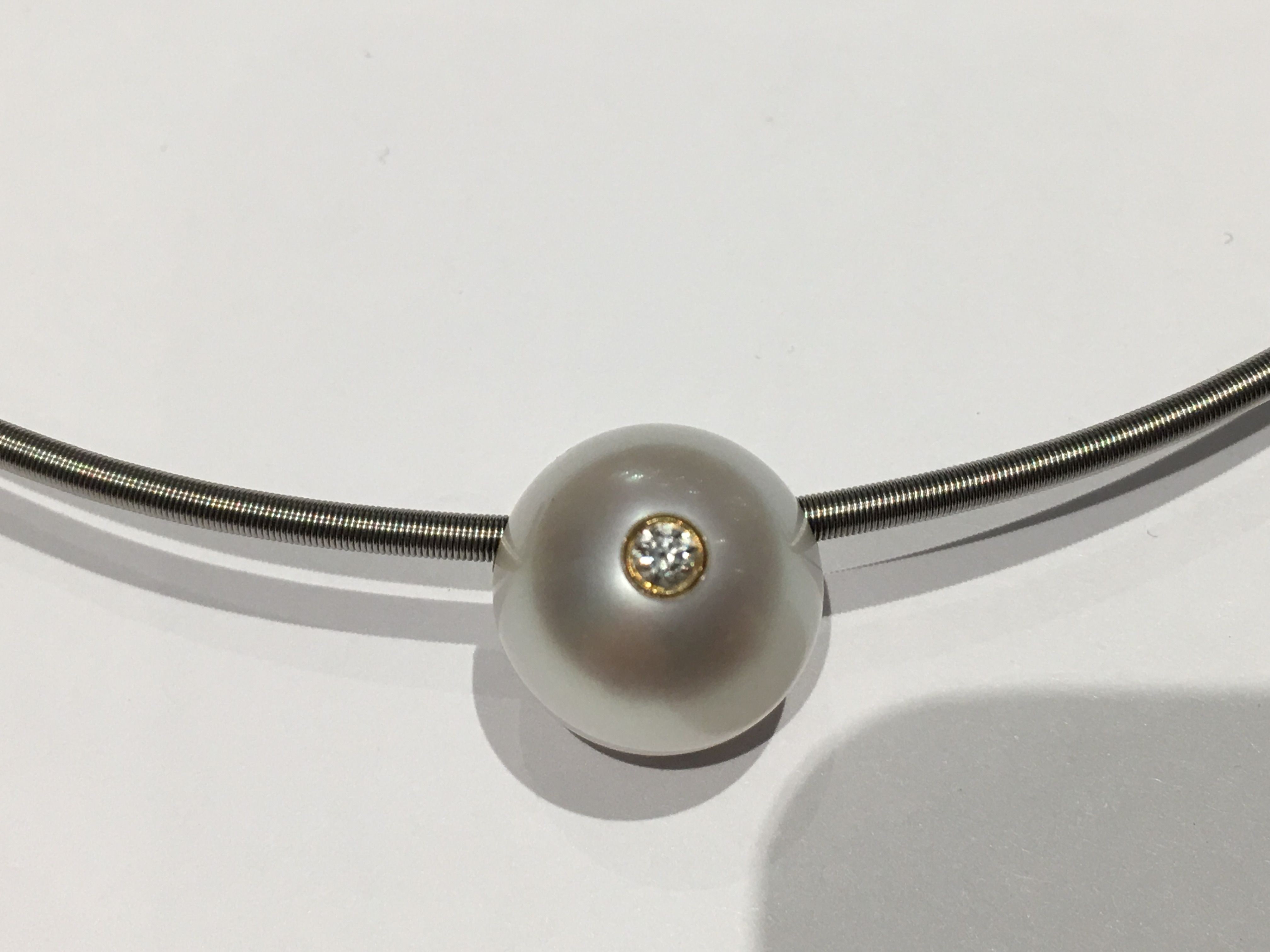 Südseeperlanhänger Gold