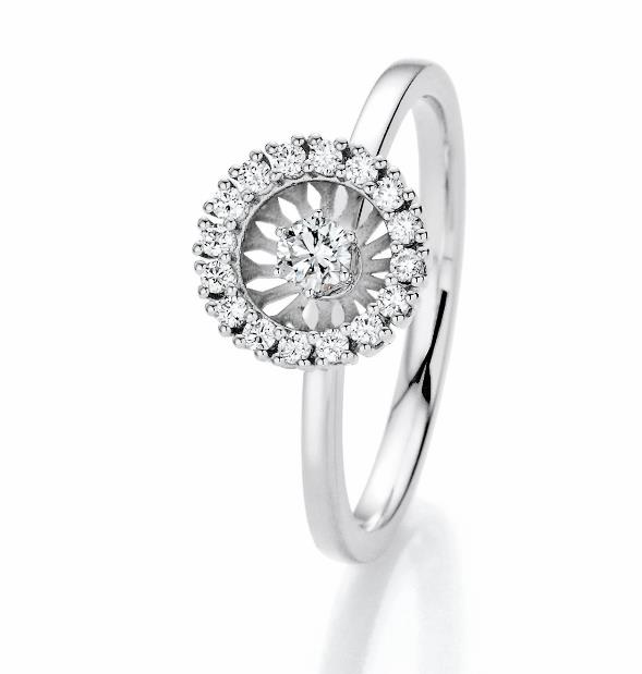 Brillantring 750 | 18 Karat Weißgold